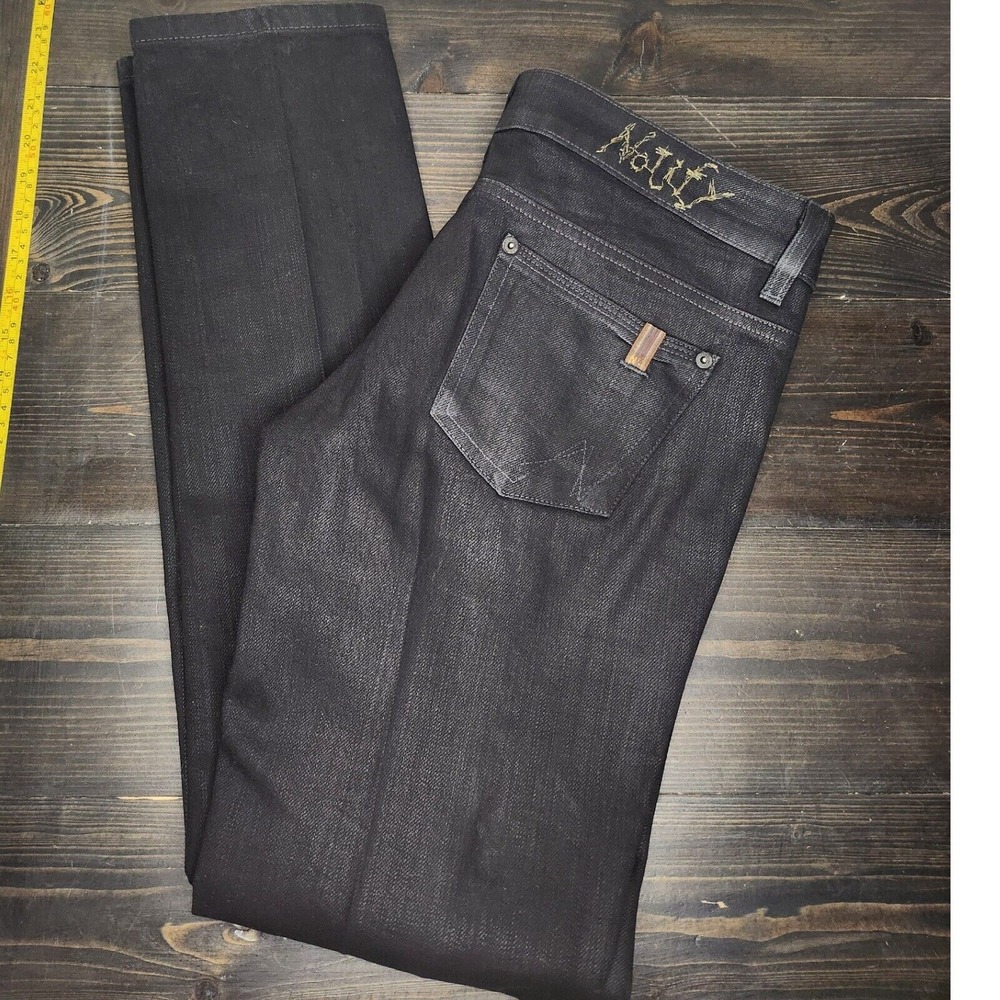Notify "NFY" Womans Black Jeans Size 30‎ Made in Italy